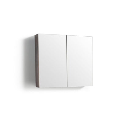 Spiegelkast Tieme mat donker eiken 80x70x16cm