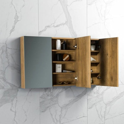 Spiegelkast Tieme mat eiken 120x70x16cm