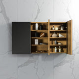 Spiegelkast Tieme mat eiken 120x70x16cm