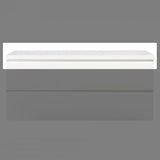 Topblad Tieme hoogglans wit 120cm