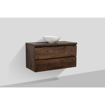 Topblad Tieme mat donker eiken 100cm