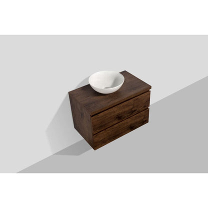 Topblad Tieme mat donker eiken 80cm