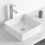 Waskom keramiek wit 38x38x13cm