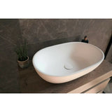 Waskom Tijn Solid Surface White Matt 55x35,5x14,5cm